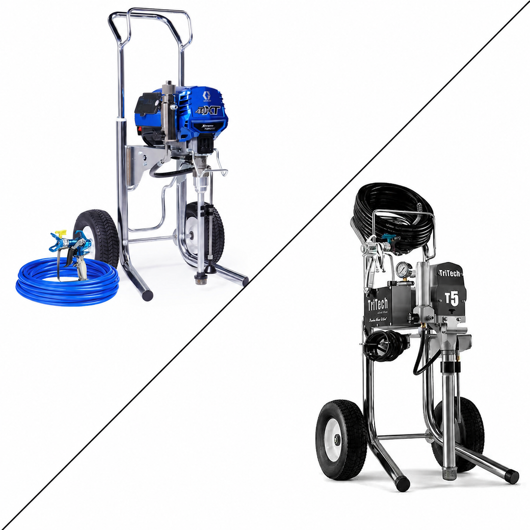 TriTech T5 vs Graco Ultra Max II 495 : le comparatif airless pro