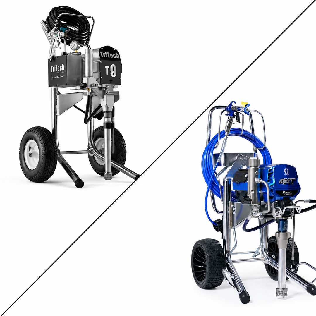 TriTech T9 vs Graco Ultra 695 XT : le comparatif airless pro