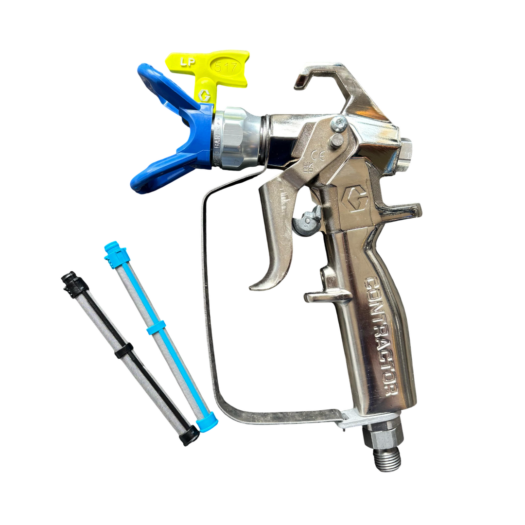 Pistolet airless Graco Contractor, réglage de la pression de projection