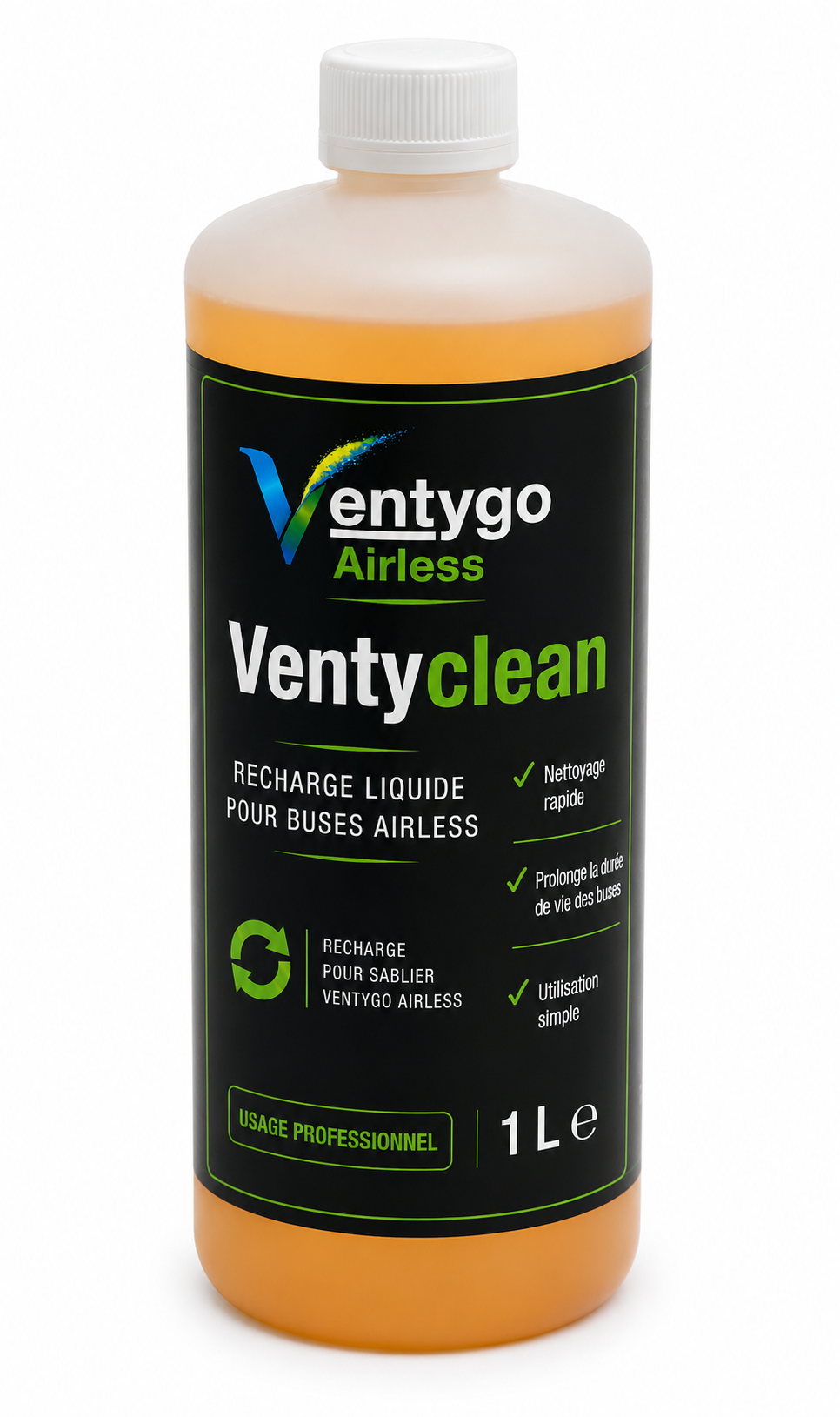 Recharge Ventyclean 1 L — Nettoyant Buses Airless
