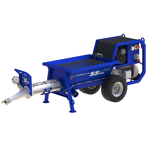 Machine à Enduire Euromair Compact-Pro 55 Tri — 60 L/min, Refoulement 50 m — 40070