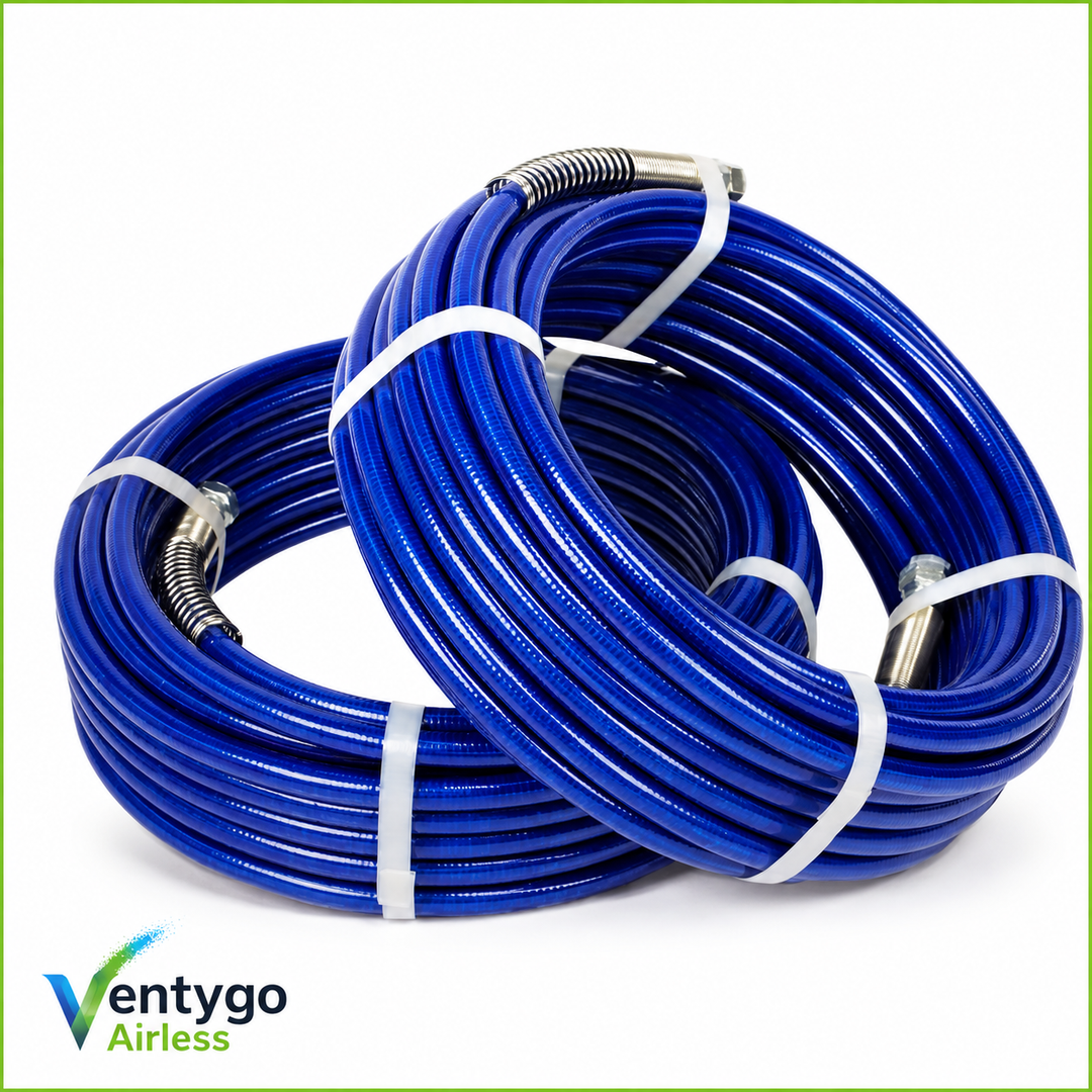 Flexible Airless Haute Pression 1/4" — Raccords Inox — 10 m & 15 m