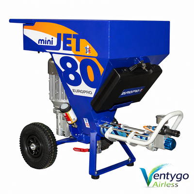 Machine à Enduire MiniJet 80 Euromair — Compacte 58 kg — 4,5 L/min — Pompe Interchangeable 5 min