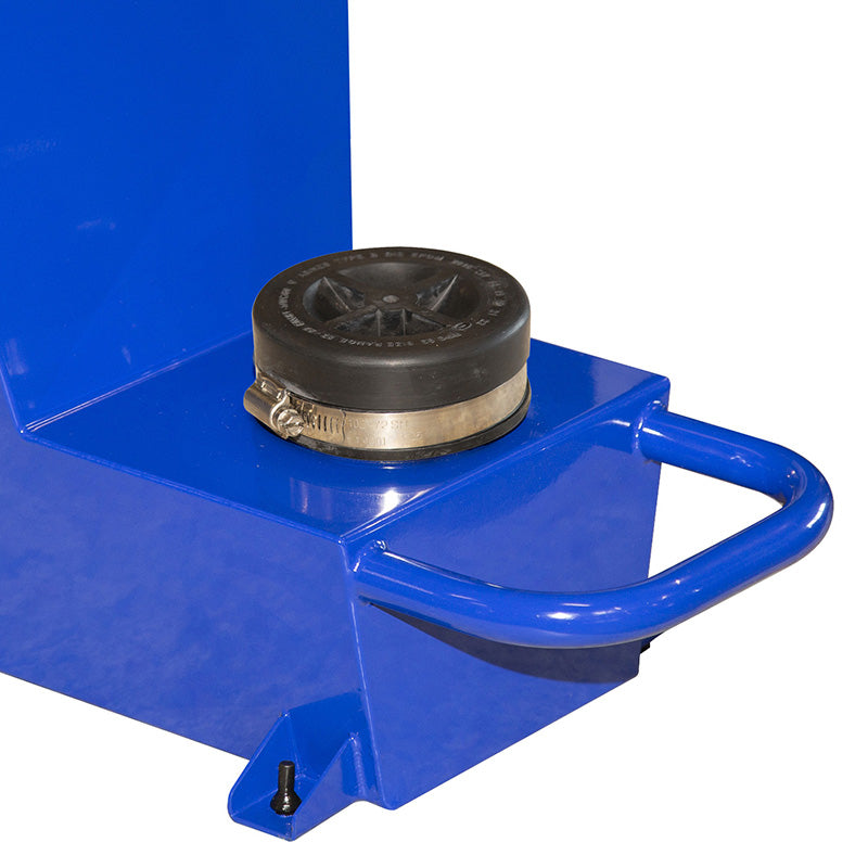 Cuve inox 60 L chariot airless Eurospray, vue de détail