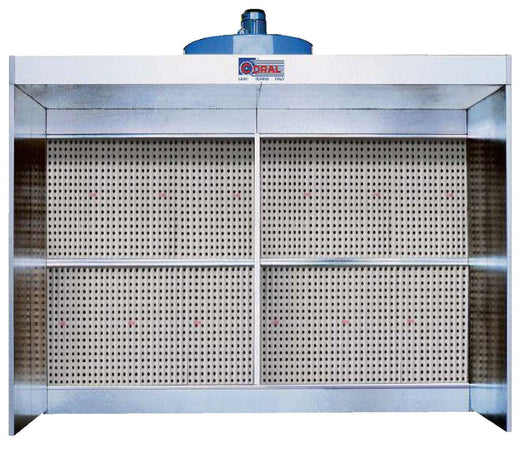 Cabine d'aspiration sèche Coral Eurodry — ATEX & charbon actif, 1,5 à 6 m