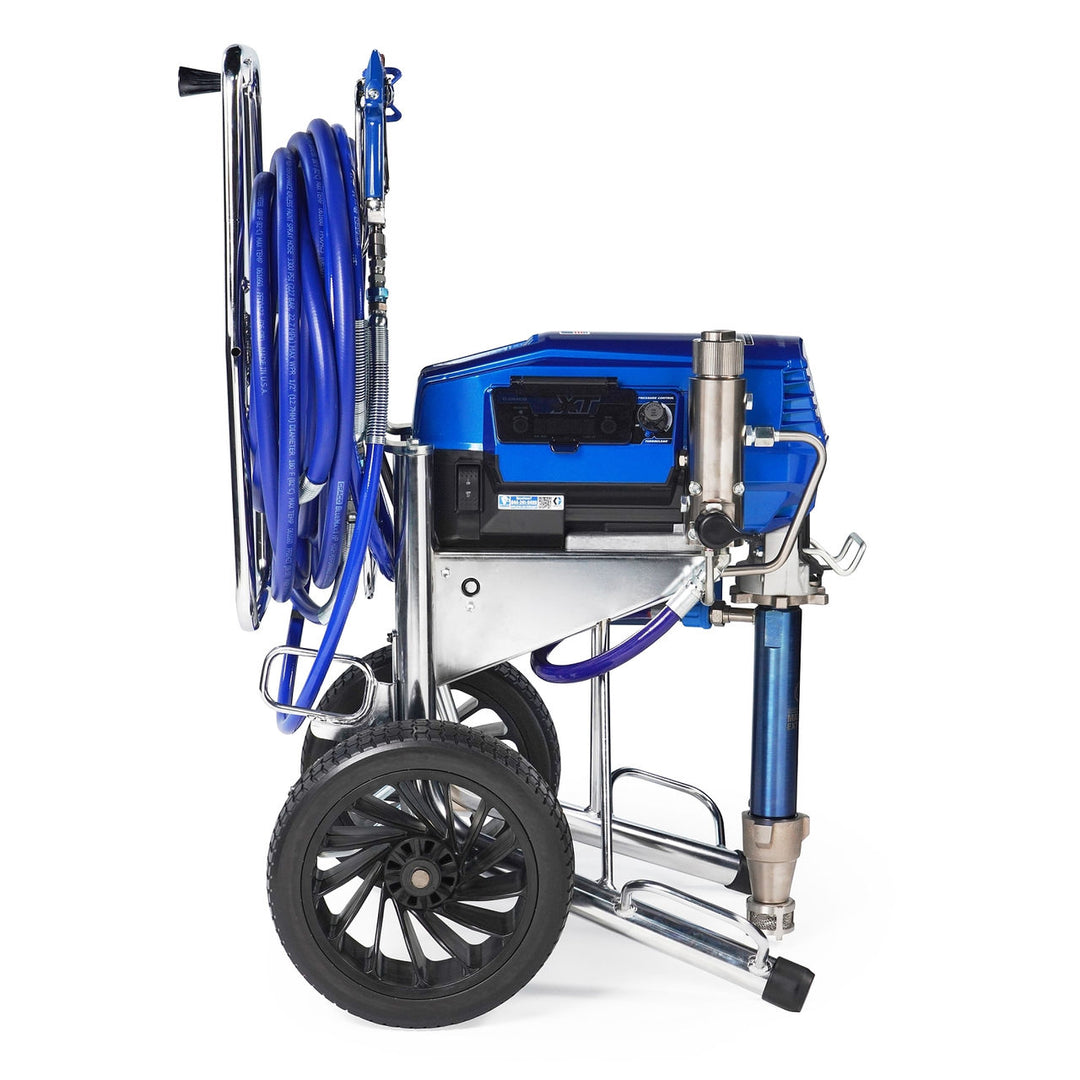 Graco Mark VII XT ProContractor sur châssis Hi-Boy avec enrouleur QuikReel