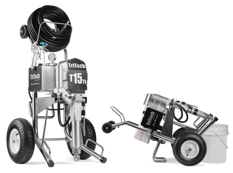 Pompe Airless TriTech T15TX — Enduits Épais · 5,11 L/min · buse 0,039″