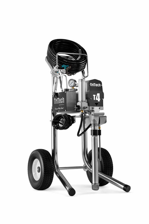 Pompe Airless TriTech T4 Chariot — 226 bars — 2,3 L/min — Gar. 2 ans
