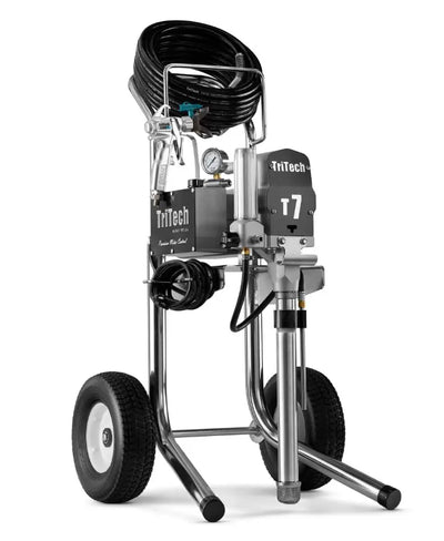 Pompe Airless TriTech T7 sur Chariot Hi-Cart — 226 Bars Made in USA