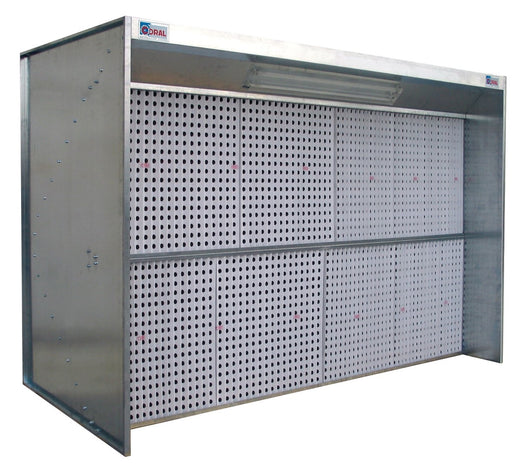 Cabine d'aspiration sèche Coral Tecnodry — paroi aspirante 2 à 6 m