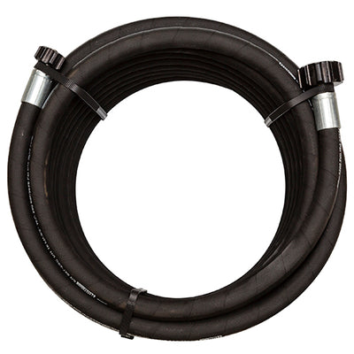 Tuyau produit ø 16 x 15 m, raccords rapides F1" x F1/2" MINIJET/JETPRO