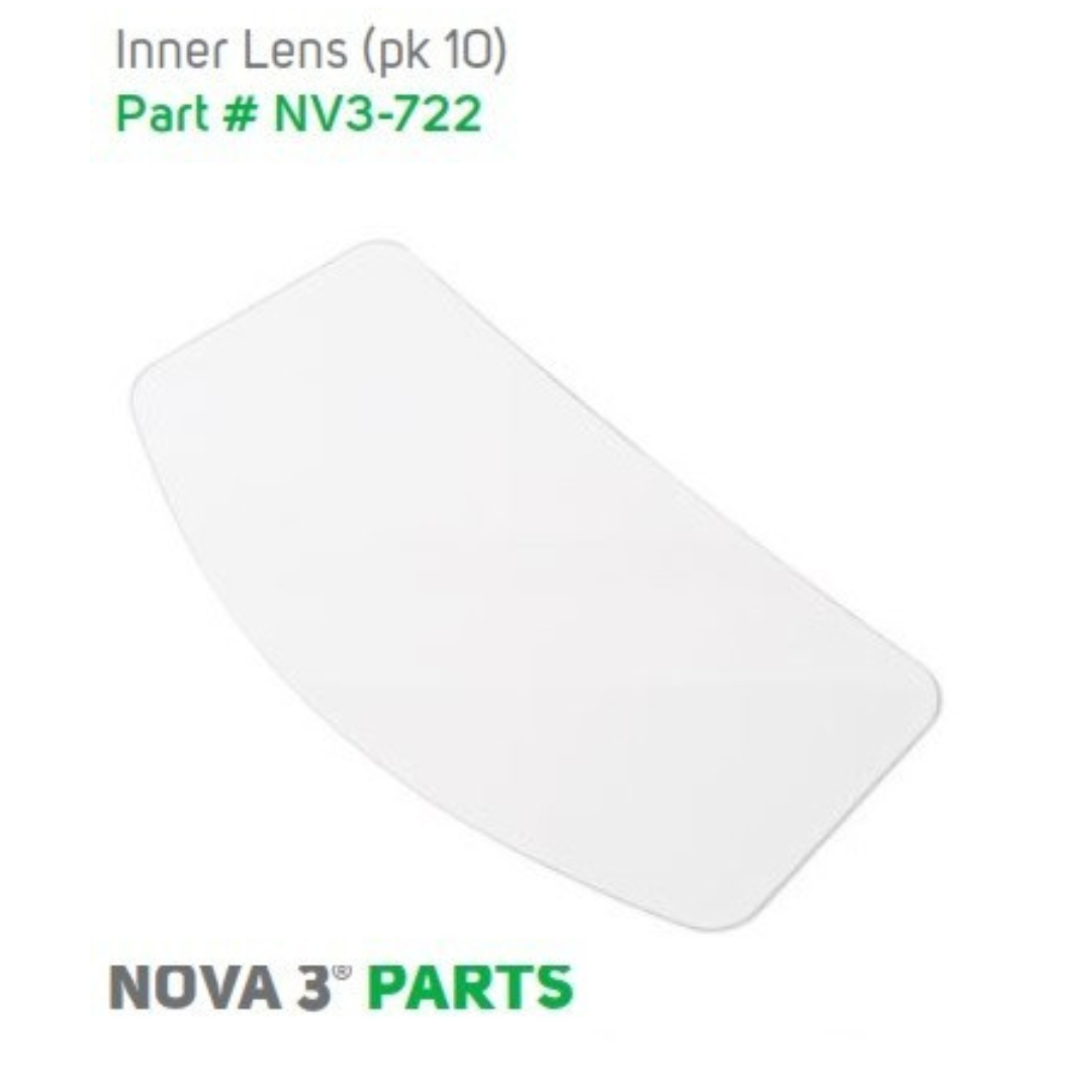 Lentille rigide pour casque de sablage RPB Nova 3, pack de 10